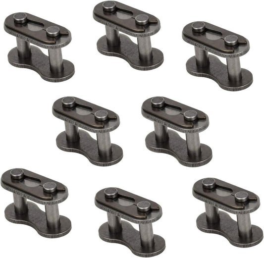 #420 Chain Master Link Carbon Steel Heavy Duty for 50cc 70cc 90cc 110cc 125cc Dirt Bike Quad Buggy Mini Bike Pit ATV Scooter 8pcs