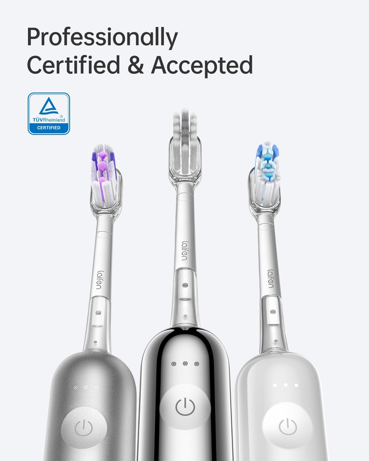 Cushioned Toothbrush Heads 6 Pack, New 2025 Version Replacement Heads Compatible with Wave/Wave Special Electric Toothbrush (Super-Clean)