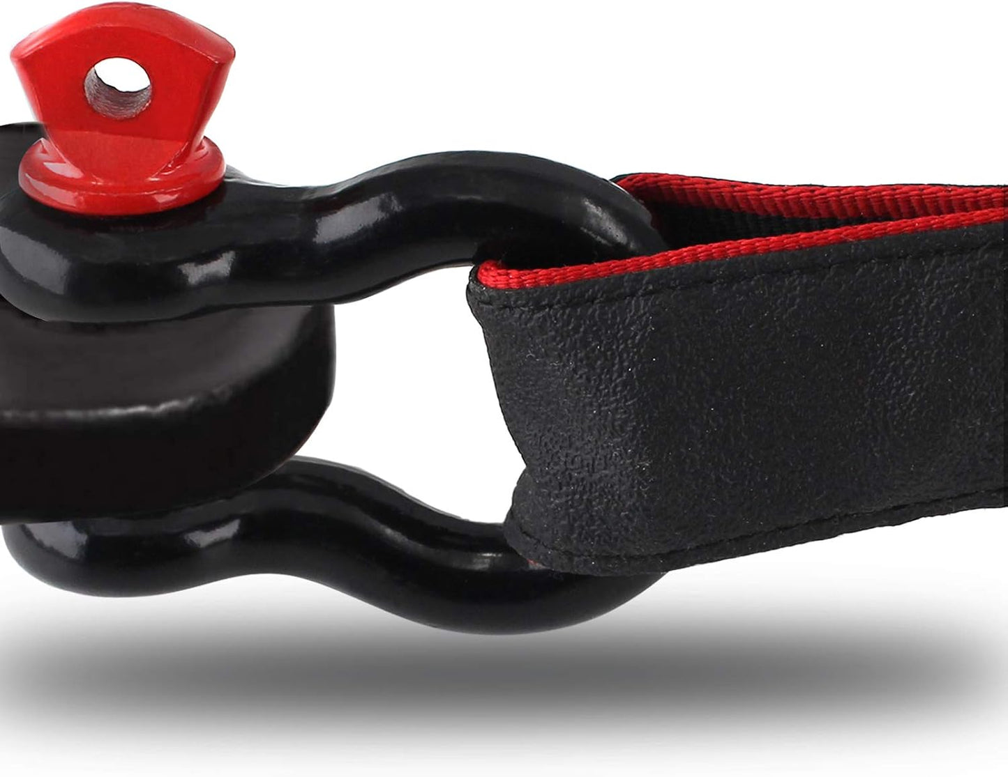 2Pcs 1/2 Inch D Ring Shackle, D Shackle Rugged 12 Ton(26,455 lbs) Maximum Break Strength, 2 Ton (4409 Lbs) Capacity (Pack of 2)