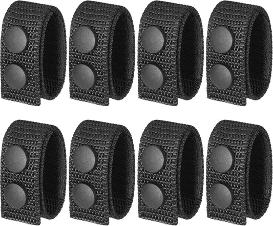 Belt Keepers for Duty Belt, 1000D Nylon Tactical Keepers 2¼" with Double Snaps
