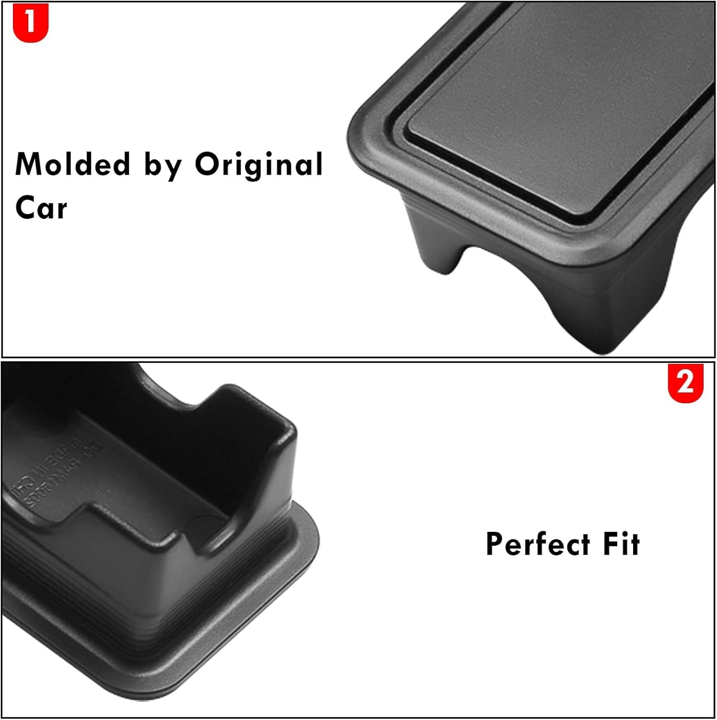 Ram 1500 Stake Pocket Covers, Rear Truck Bed Rail Stake Pocket Cover Compatible with Dodge Ram 2019-2024 2025 2026(Set of 2)