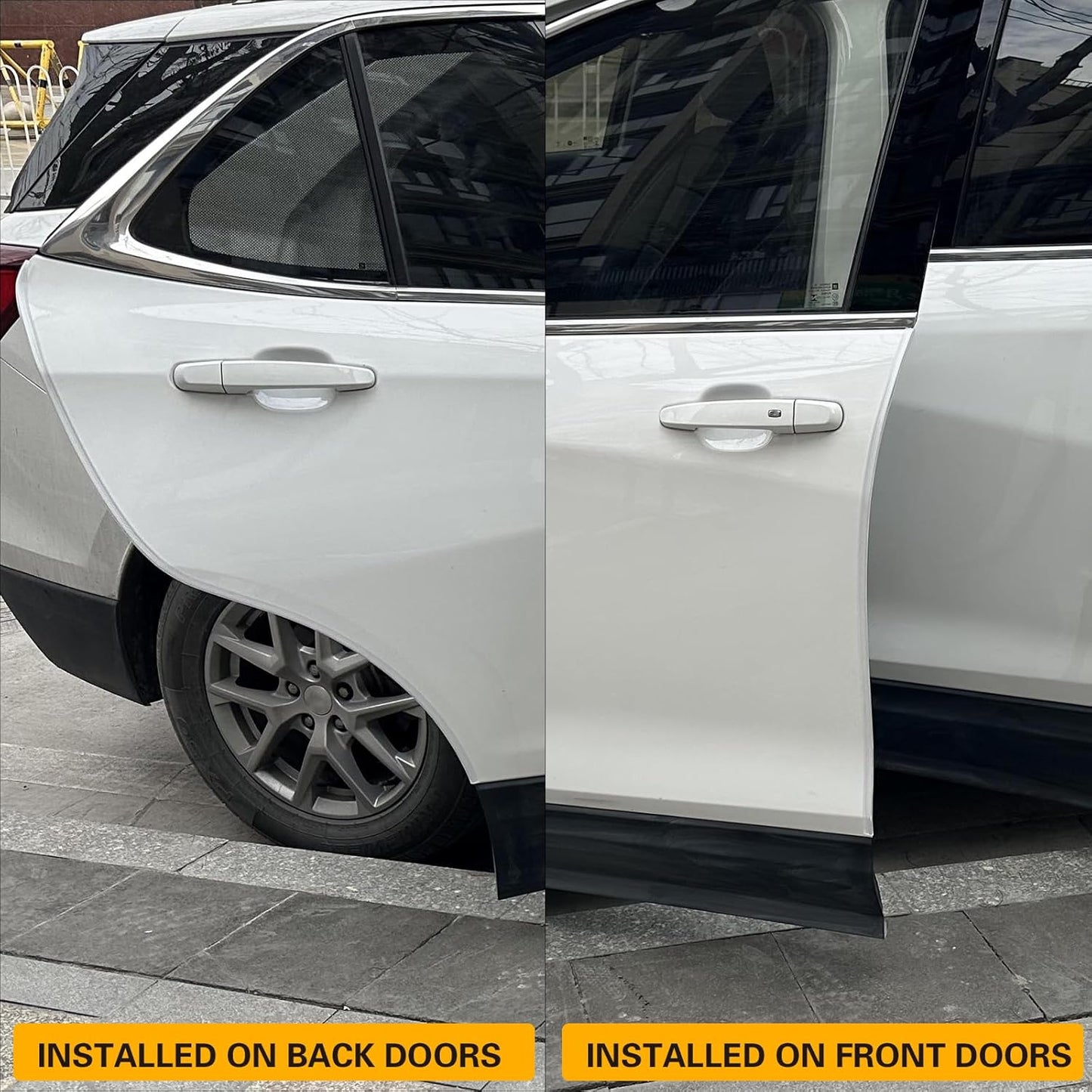 32.8ft (10m) Car Door Edge Guards Clear – Self-Adhesive PVC, U-Shaped, Fits Most Vehicles, Scratch- and Chip-Resistant – Reduces Dings in Parking Lots