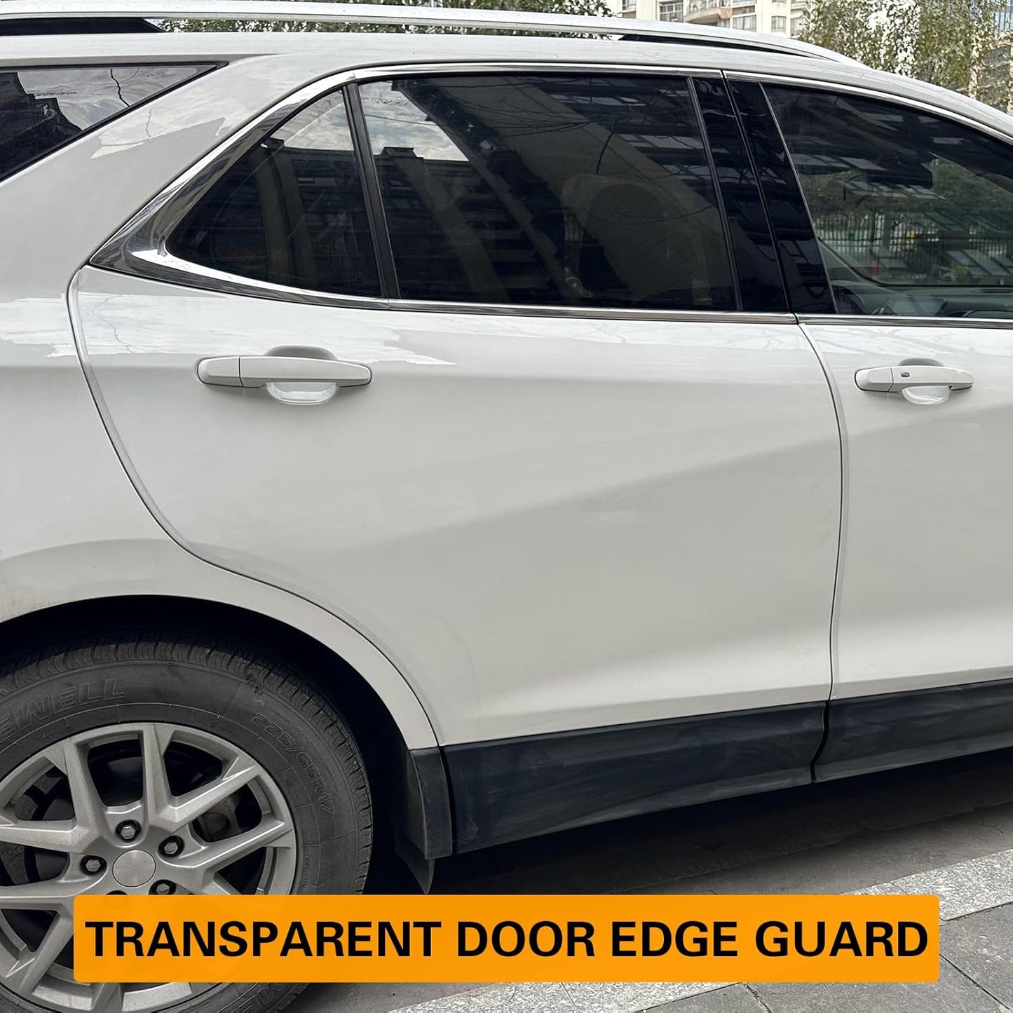 32.8ft (10m) Car Door Edge Guards Clear – Self-Adhesive PVC, U-Shaped, Fits Most Vehicles, Scratch- and Chip-Resistant – Reduces Dings in Parking Lots
