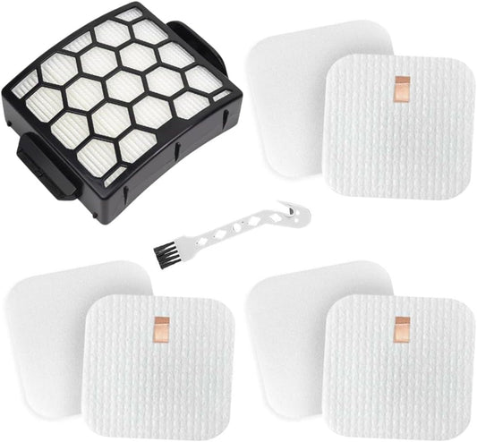 LA300, LA401, LA455 Filter Replacement for Shark LA502, LA500, LA301, LA555, Rotator Navigator Lift-Away ADV DuoClean PowerFins Upright, Washable/Reusable Filters Perfect for Pet Hair, Dirt, Dust