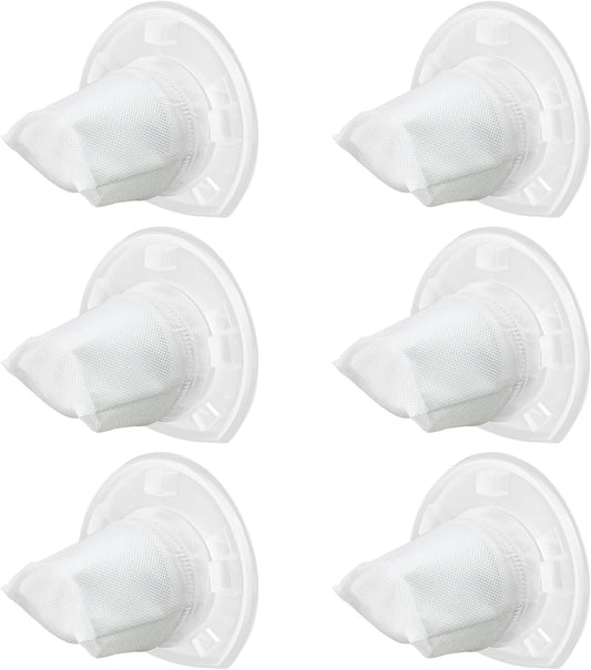 6 Pack Filter Replacement for Black and Decker Power Tools VF110 Dustbuster Cordless Hand Vacuum CHV1410L CHV9610 CHV1210 CHV1410 CHV1510 BDH2000L, 90558113-01