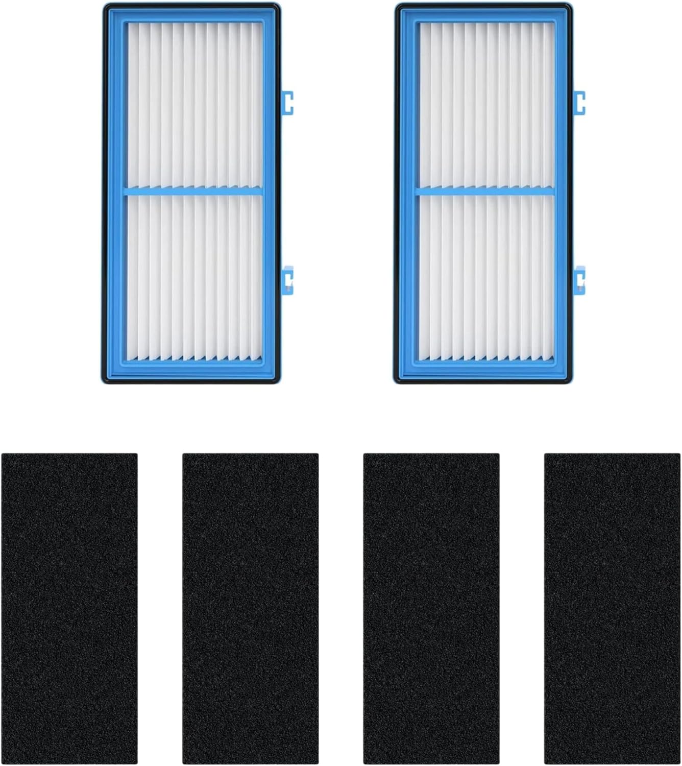 AER1 Filter Replacement for Holmes Air Purifier HAPF30AT HAP242-NUC, Odors Dust VOCs Remover, Total Air 2 True HEPA 4 Carbon Booster, 1.2 x 10 x 4.6 Inches