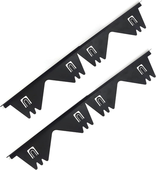 Stainless Steel Stove Gap Covers - 304 Stove Gap Filler, Easy retractable Length 13.8" to 27.5", Width 0.79", Heat Resistant Guard Between Stove Top & Counter, 2 Pck