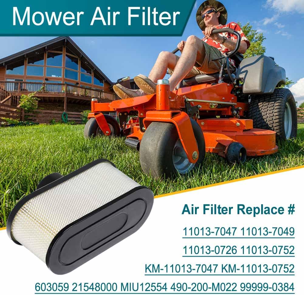 2 Pack FR691V Air Filter for Kawasaki FR651V FR730V FS481V FS541V FS600V FS651V FS691V FS730V Engine, Replace 11013-7046 Pre Cleaner 11013-0726 Air Filter