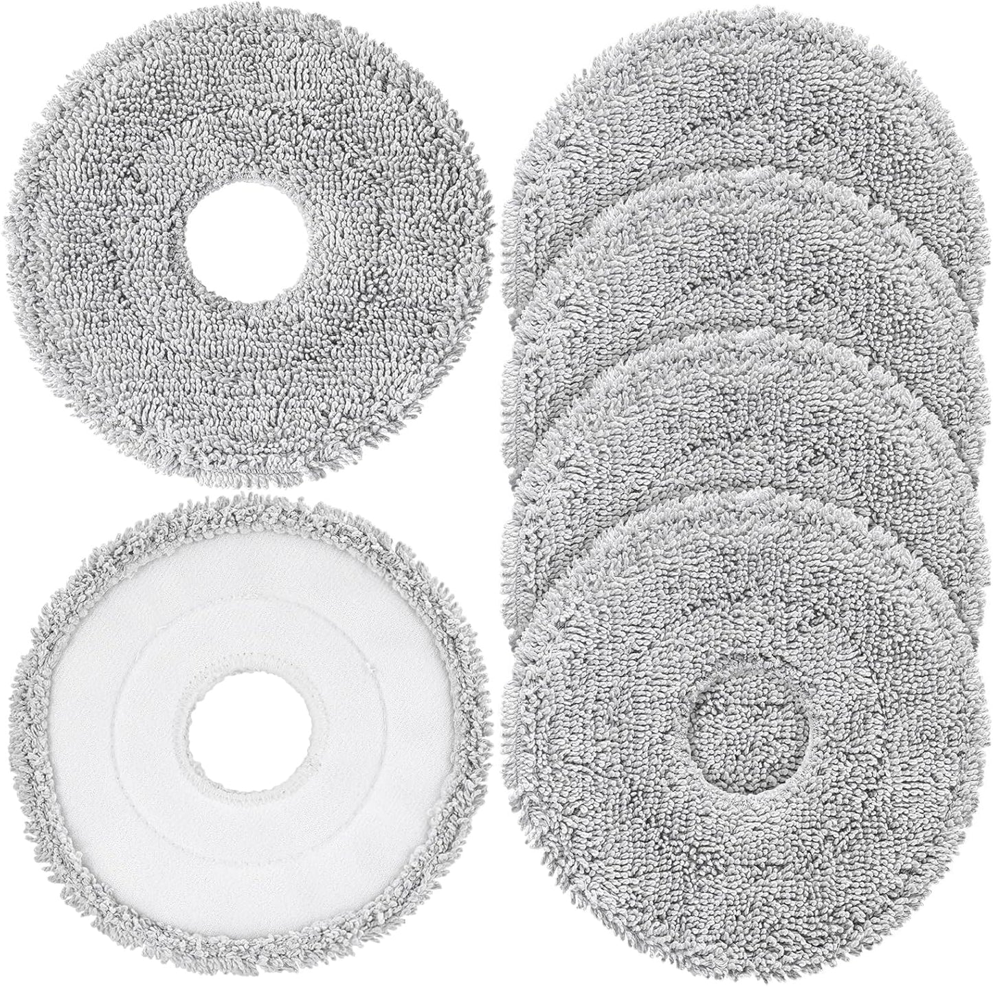 6-Pack Mop Pads for Dreame L40 Ultra/X40 Ultra/X50 Ultra/L50 Ultra/L10S Ultra/ L10s Pro Ultra Heat/L10S Ultra Gen2/L40S Ultra/X30 Ultra/L10 Ultra Robot Vacuum, Washable Microfiber Replacement Pads