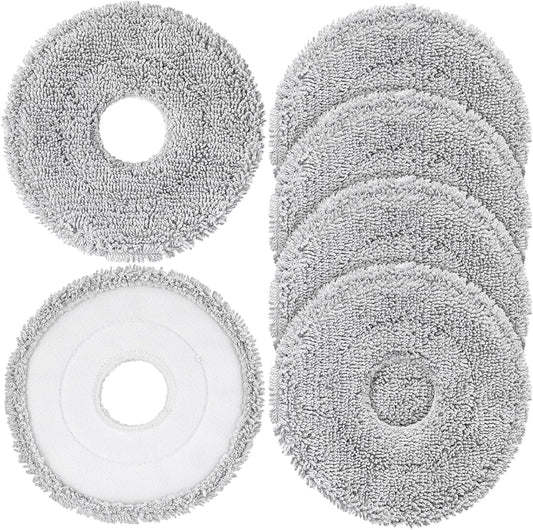6-Pack Mop Pads for Dreame L40 Ultra/X40 Ultra/X50 Ultra/L50 Ultra/L10S Ultra/ L10s Pro Ultra Heat/L10S Ultra Gen2/L40S Ultra/X30 Ultra/L10 Ultra Robot Vacuum, Washable Microfiber Replacement Pads