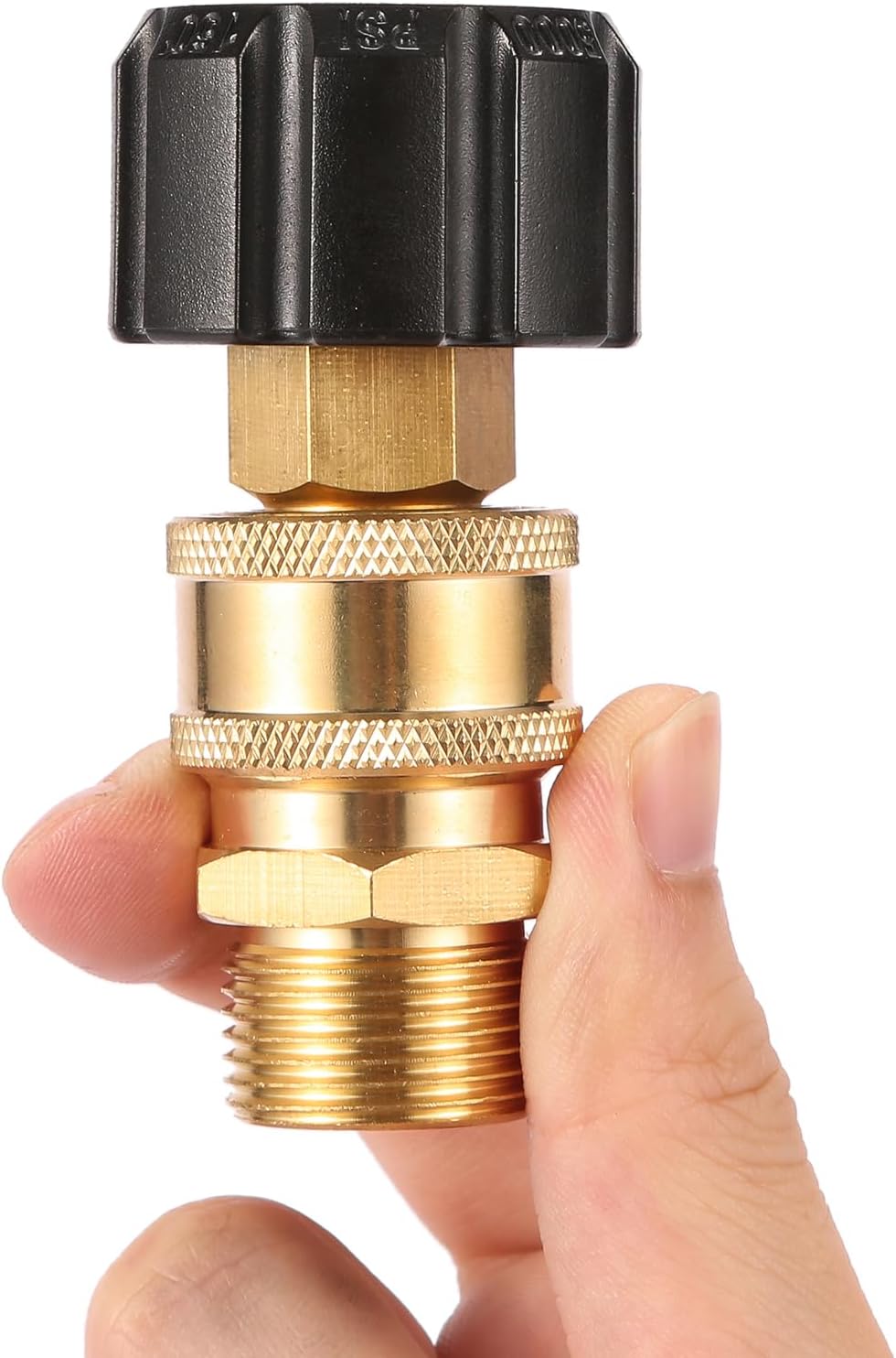 Pressure Washer Quick Connect Fittings, Quick Connect Kit M22 14mm to 3/8 Inch, 2 Pieces