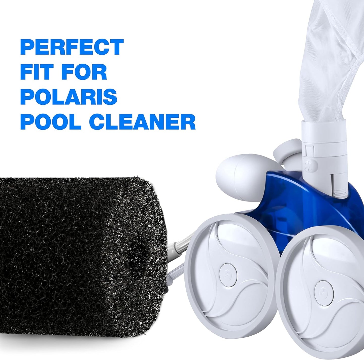 for Polaris Pool Cleaner Parts,Tail Sweep with Scrubber Replacement Part Fit for Polaris 3900 Sport, 380, 360, 280, and 180 Pool Cleaners