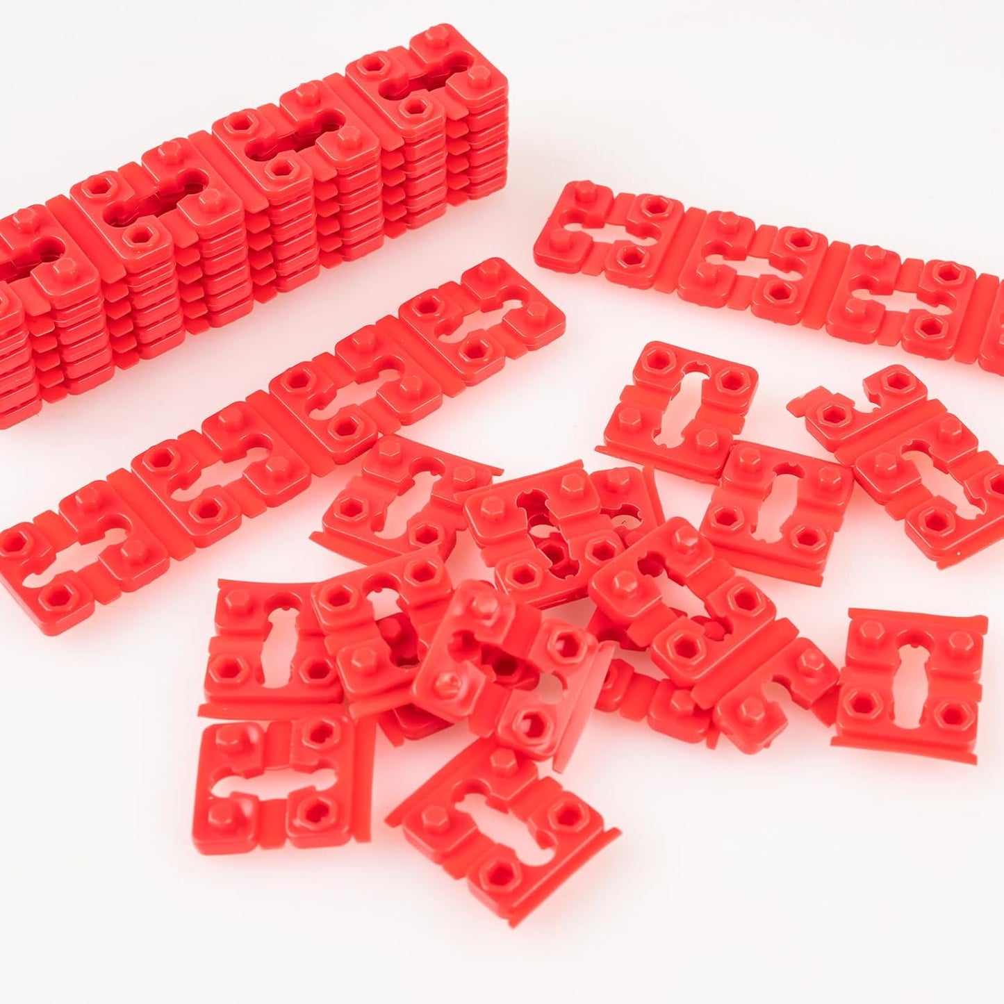 Outlet Spacers for Electrical Box, 48 PCS Spacers for Box Extender Kit, Plastic Wall Plate Spacer, Tile Backsplash Shims for Loose Outlet/Switch Repair (Stackable)