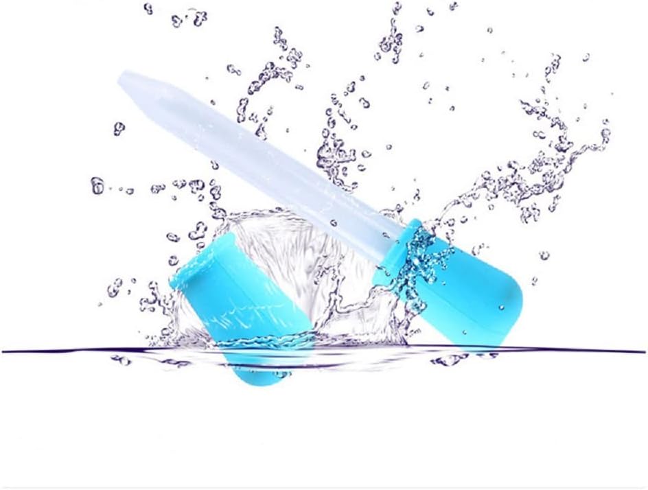 5ml Liquid Droppers Clear Medicine Silicone and Plastic Pipettes Eye Dropper with Bulb Tip for Kids Candy Molds (8 Pack)