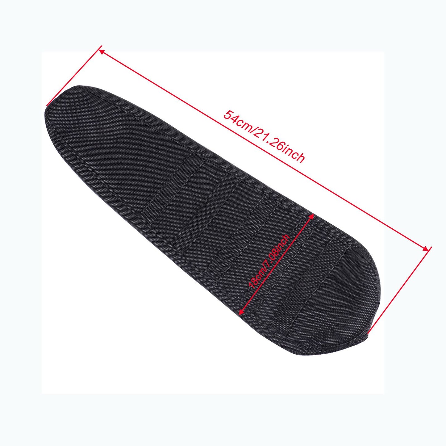 Sun Protection Motorcycle Seat Cover for Ridstar Q20 - Heat Insulation Waterproof Breathable Cushion Protector - UV Resistant Gel Seat Pad - Gray