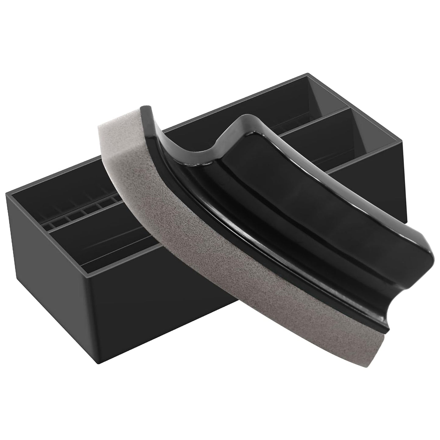 Beard Cleaner Brush and Holder Set: Cleaning Tool for Sink 1 Original sized Use Trimmings Men Countertops (Set) Set