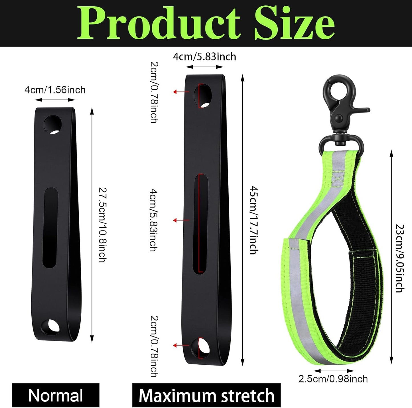 4 Pcs Firefighter Tools Include 2 Helmet Band Glove Strap Holder Fire Safety with Reflective Trim Accessories