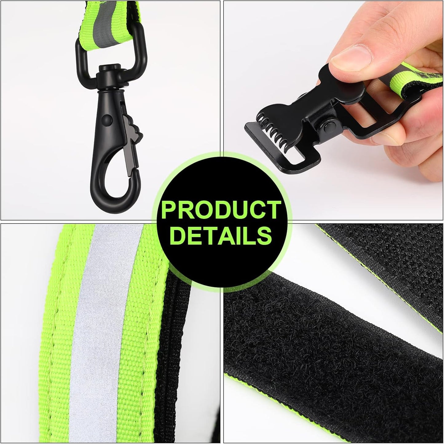 4 Pcs Firefighter Tools Include 2 Helmet Band Glove Strap Holder Fire Safety with Reflective Trim Accessories