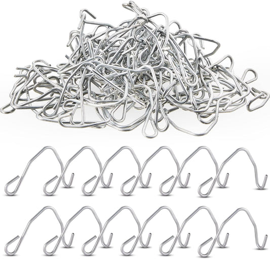 300 Pieces T Post Wire Clips Fence Fencing for Securing Galvanized Steel Barbed Garden Farm Highway Sport Fences