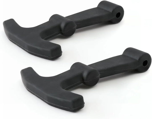 Replacement Lid Latches Compatible with Yeti Tundra & Roadie Cooler and Other Related CoolersDurable Rubber T-Latch Design, 2 Pack,Black