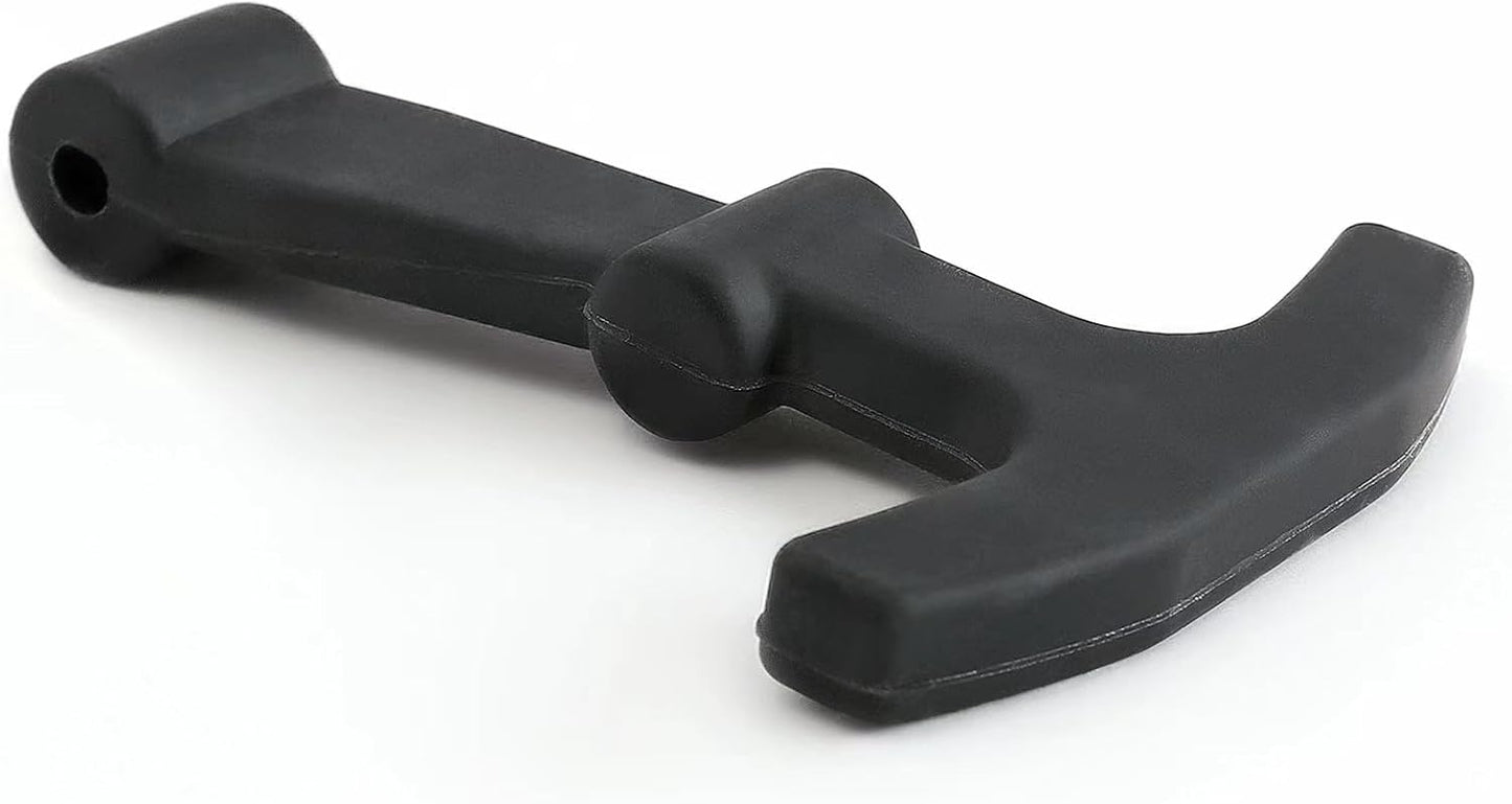 Replacement Lid Latches Compatible with Yeti Tundra & Roadie Cooler and Other Related CoolersDurable Rubber T-Latch Design, 2 Pack,Black