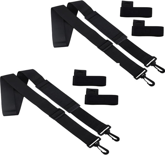 Fishing Rod Carry Strap，Sling Band Adjustable Shoulder Belt Tackle Holder，Nylon (2)