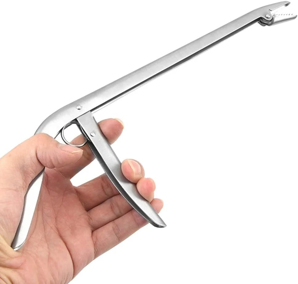 1Pack Fish Hook Remover, Premium Fishing Pliers-Stainless Steel Remover Tool, with Strong Jaw Grip and Serrated Teeth, Suitable for Freshwater Saltwater