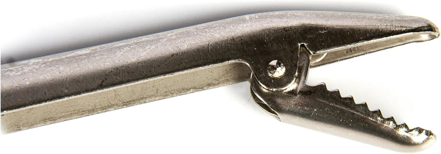1Pack Fish Hook Remover, Premium Fishing Pliers-Stainless Steel Remover Tool, with Strong Jaw Grip and Serrated Teeth, Suitable for Freshwater Saltwater