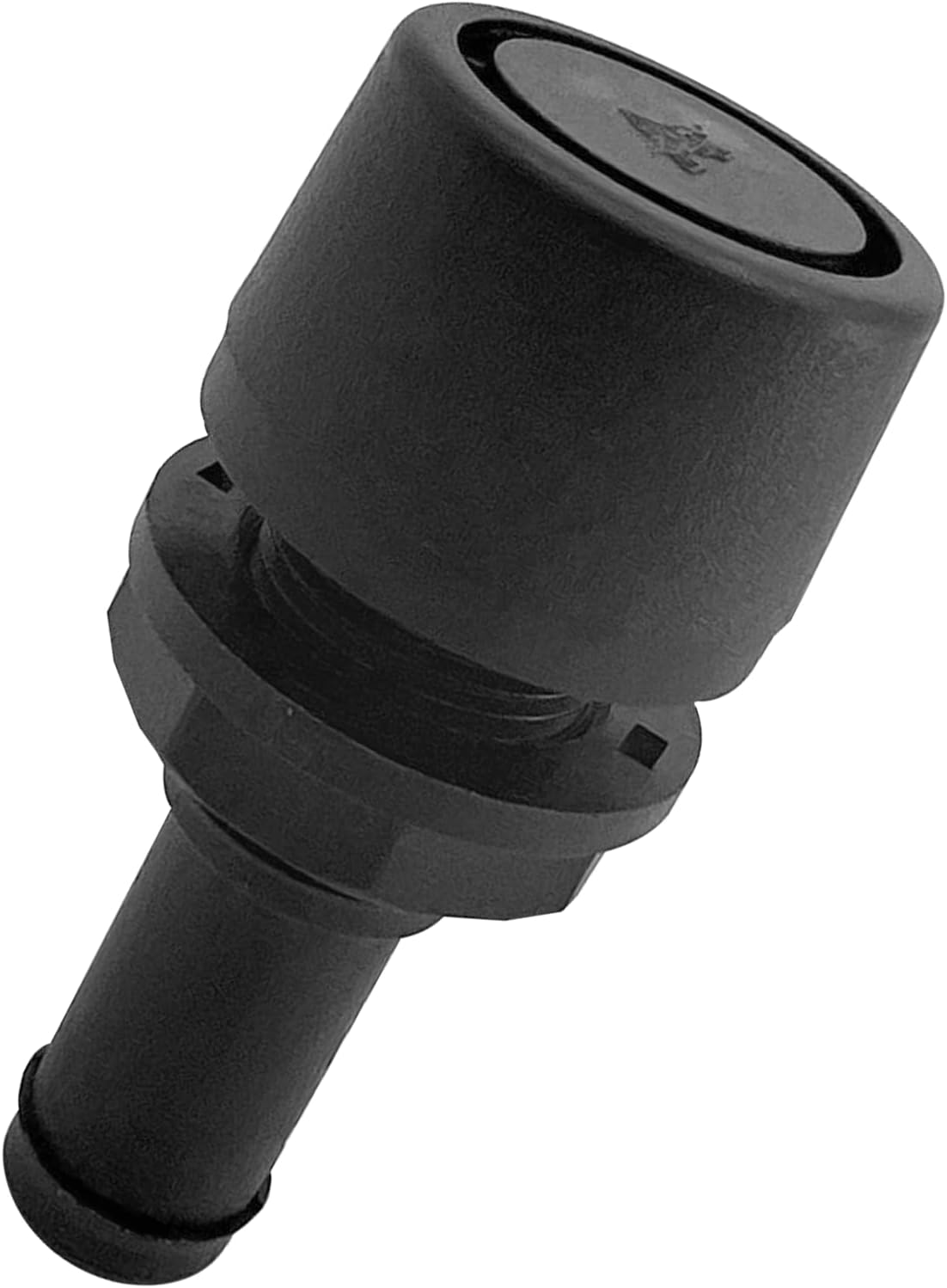 2PCS 5/8" Polypropylene Fuel Vent, Plastic Marine Thru Hull Exhaust Applicable to Connecting Φ 16Mm Hose Ventilation Device,Black