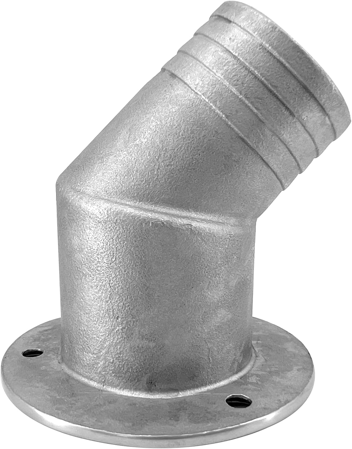 1-1/2"(38mm) Boat Gas Deck Fill/Filler with Keyless Cap Screws, Marine Mirror Polished 316 Stainless Steel Hardware Angled Neck for Yacht Caravan