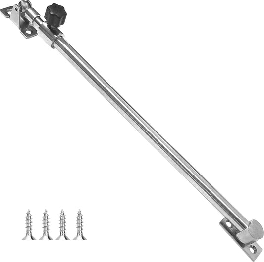 Stainless Steel Hatch Adjuster Boat Lid Support Range 10"-20" Mirror Polished for RV Yachts(Large)