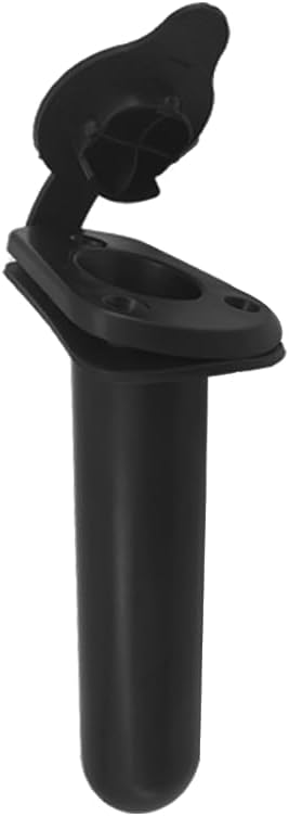 2Pcs Kayak Rod Holder, Deck Plastic Flush Mount Boat Holders and Cap Cover for Fishing, Canoe Tackle Accessory Tool