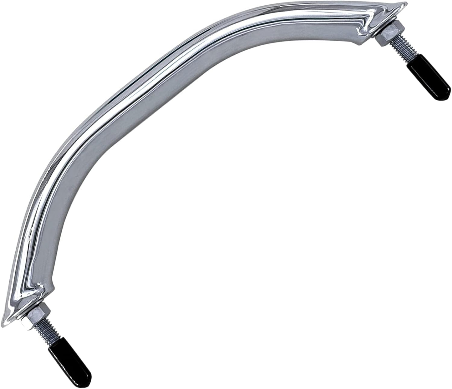 2PCS Boat 316 Stainless Steel 8-3/4'' Polished Grab Handle Oval Tube Bar Handrail for Marine Yacht RV