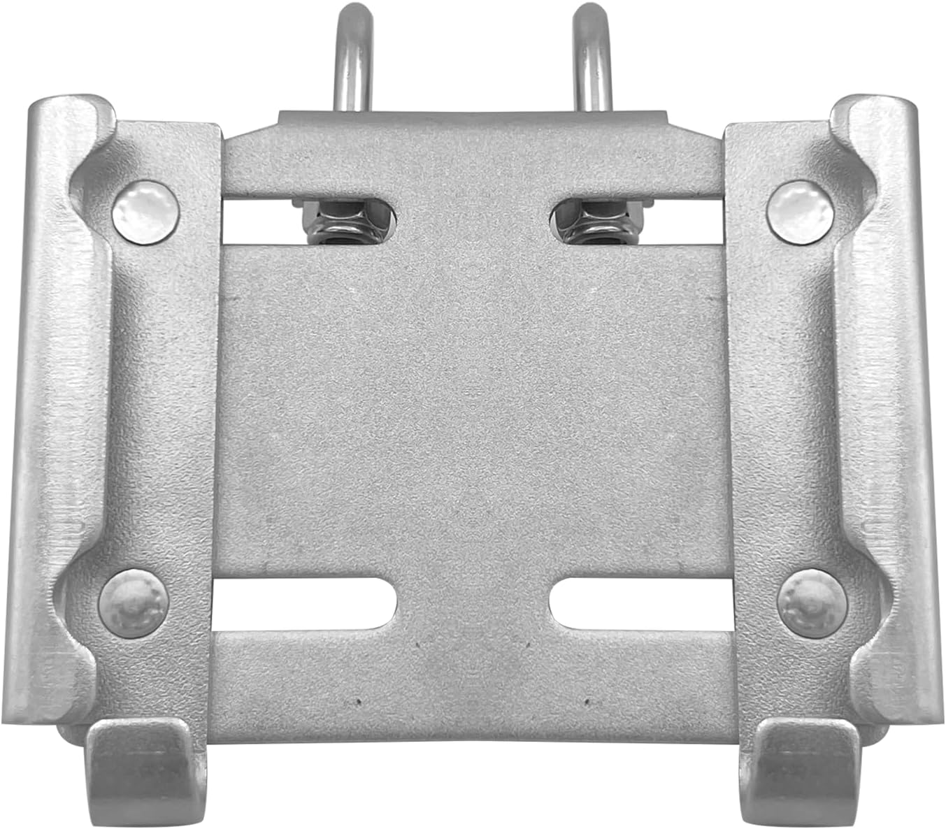Stainless Steel Horizontal Stanchion Rail Mount Anchor Bracket, Fluke Bracket Rugged Durable High Hardness (Fits 7/8" to 1" Rails) for Boats Yachts Ships