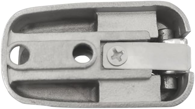 316 Stainless Steel Spring Folding Marine Grade Hook, 1 PCS, Silver, Contemporary Style, 35 Pounds Weight Capacity, Wall Mount, Coat Hook