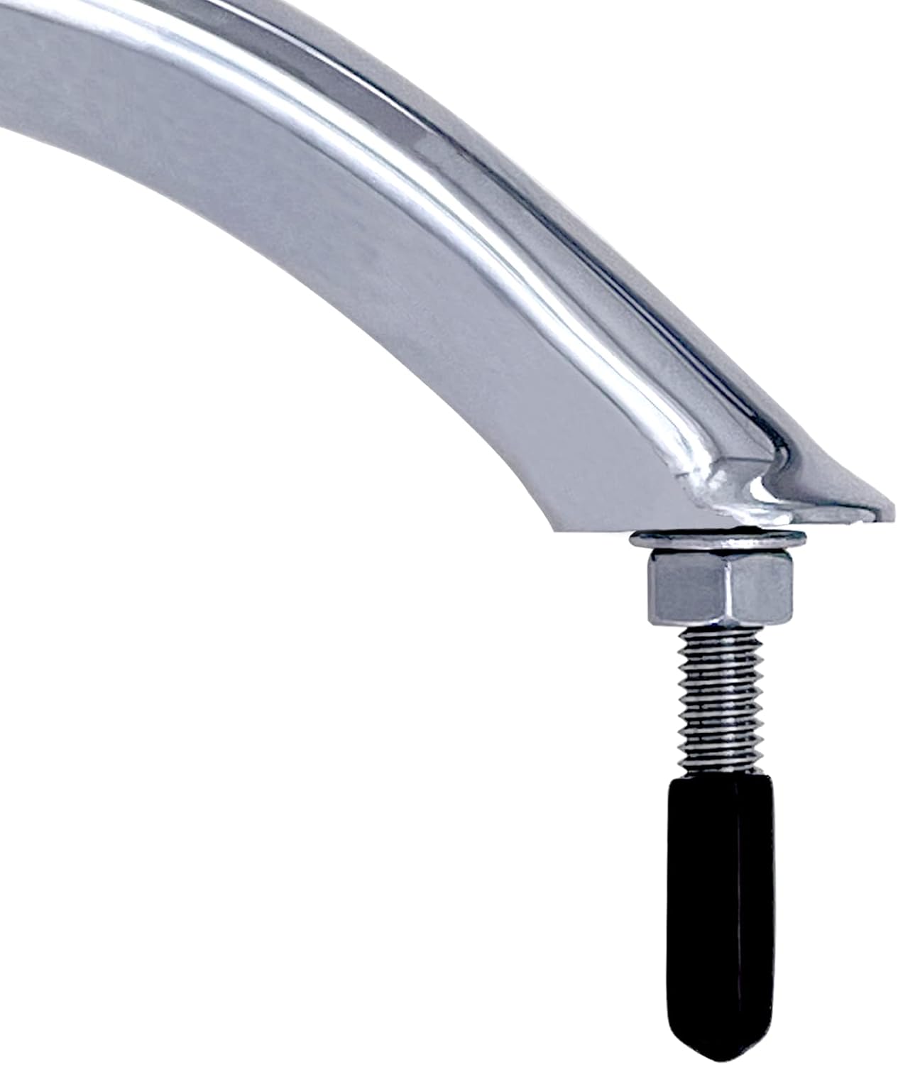 8'' Boat Polished Grab Handle Round Tube Bar Handrail 316 Stainless Steel for Marine Yacht RV
