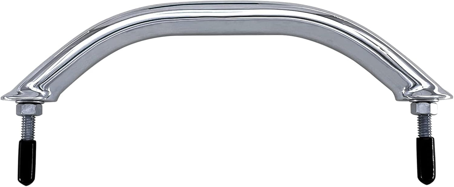 8'' Boat Polished Grab Handle Round Tube Bar Handrail 316 Stainless Steel for Marine Yacht RV