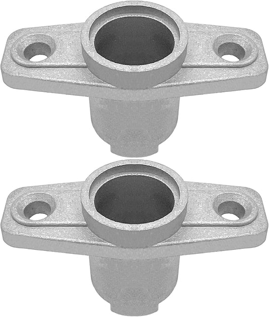 Top Mount Aluminum Oar Lock Socket Holder 90Degrees T-Shaped Boat Hardware Replacement for Marine Yacht Boat/Yacht Parts 2Pcs