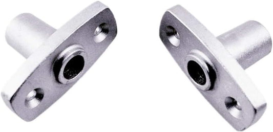 Oar Lock Socket Aluminum Top Mount Oarlock/Rowlock Sockets Flush Fishing Rowboat Marine 2PCS