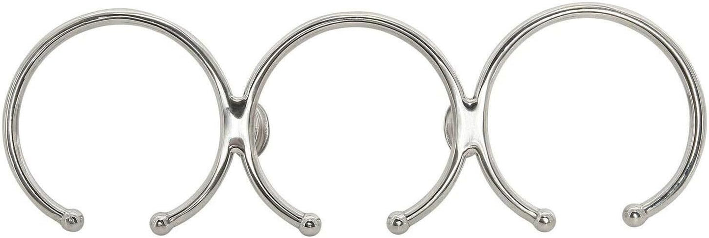 Boat Triple Ring Cup Drink Holder, Stainless Steel 316 Holder Polished for Yacht Truck Car Apartment RV- Open Design (1pcs)