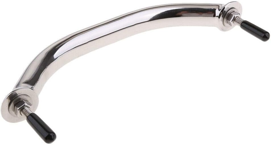 316LStainless Steel Handrail Grab Handle with Double End Studs for Boat 9"
