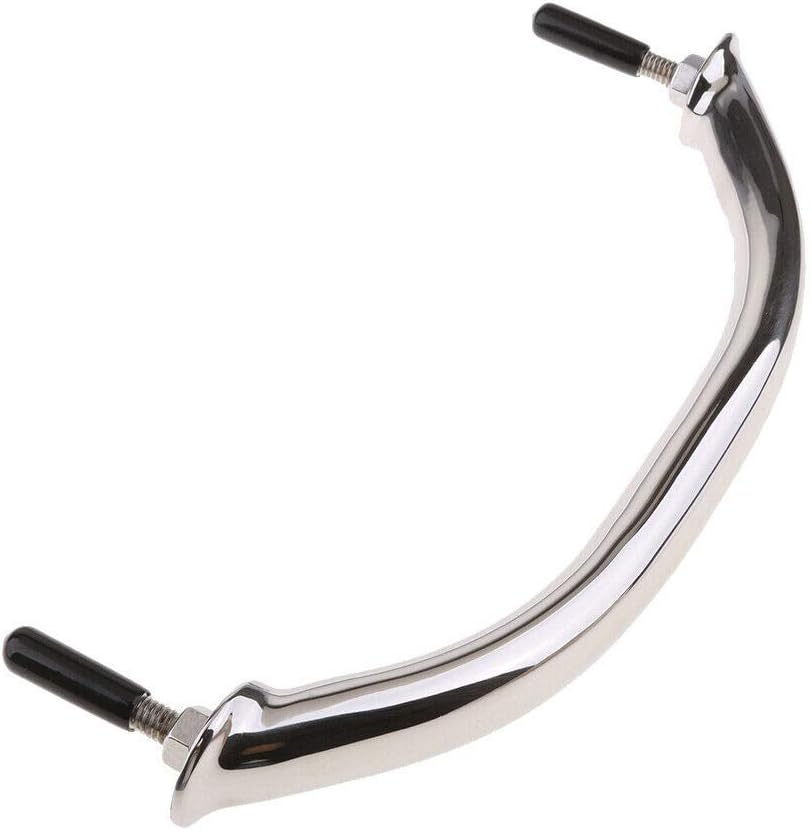316LStainless Steel Handrail Grab Handle with Double End Studs for Boat 9"