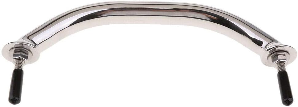 316LStainless Steel Handrail Grab Handle with Double End Studs for Boat 9"