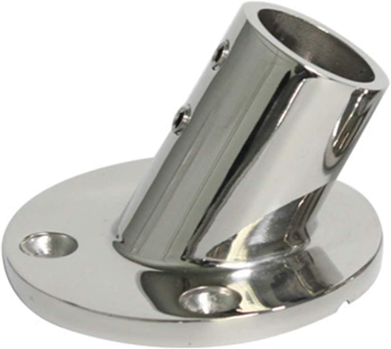 7/8'' 60 Degree Stainless Steel Boat Round Base Handrail Fittings