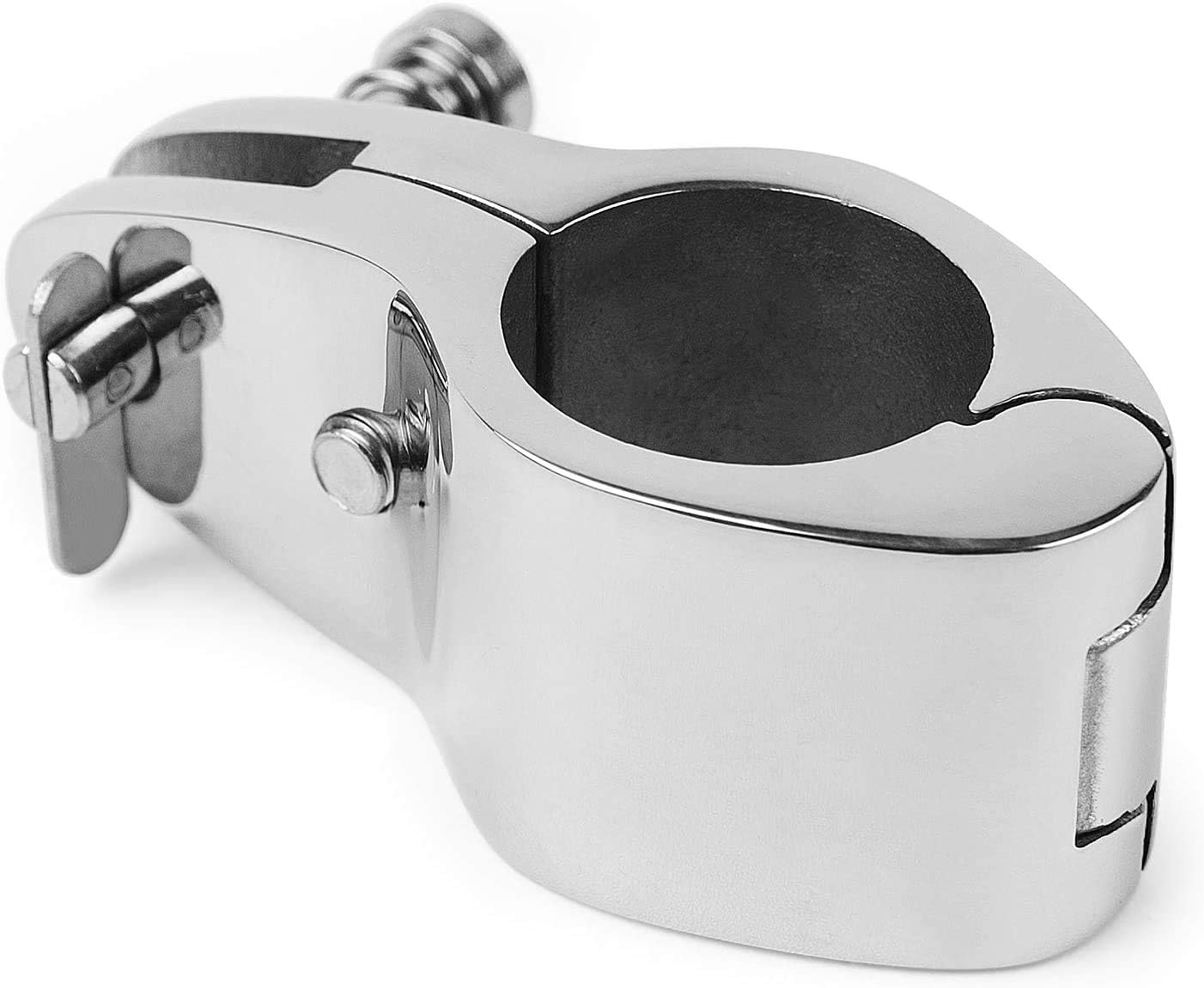 (Set of 2) Stainless Boat Bimini Top Hinged Jaw Slide 1" 25 mm