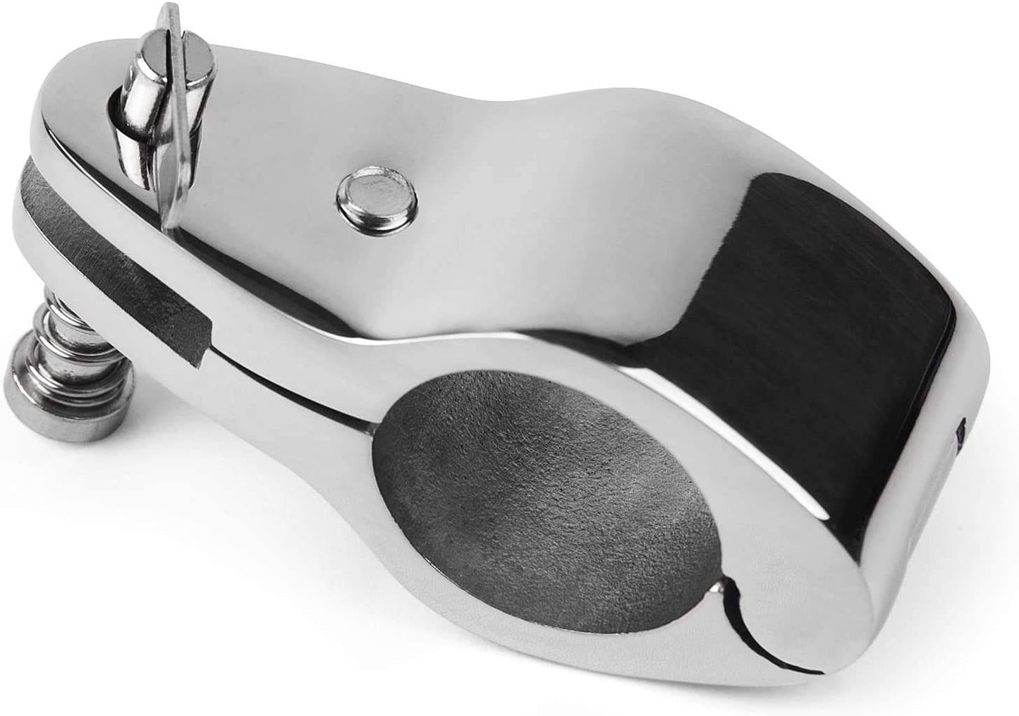 (Set of 2) Stainless Boat Bimini Top Hinged Jaw Slide 1" 25 mm