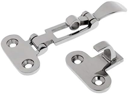 Boat Latch Locker Hatch Anti-Rattle Fastener Toggle Adjustable Clamp-4 3/8" Marine Stainless Steel