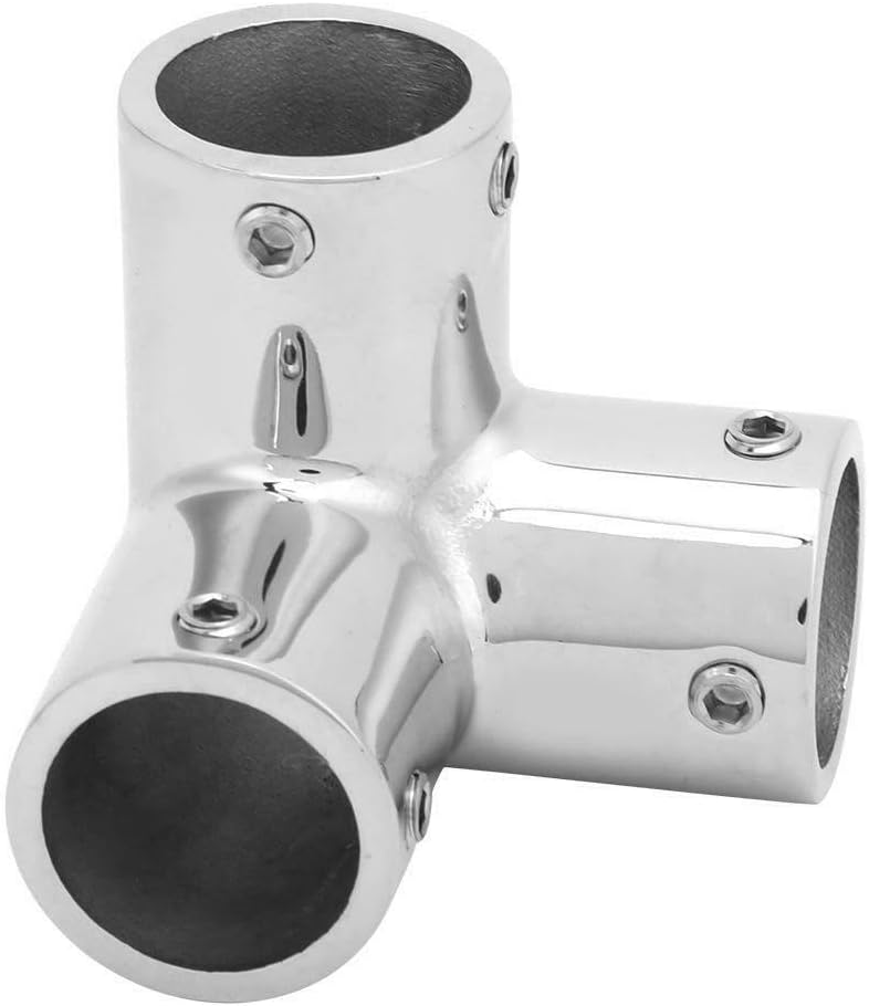 Boat Hand Rail Fitting-90 Degree 1" 3 Way Corner Elbow