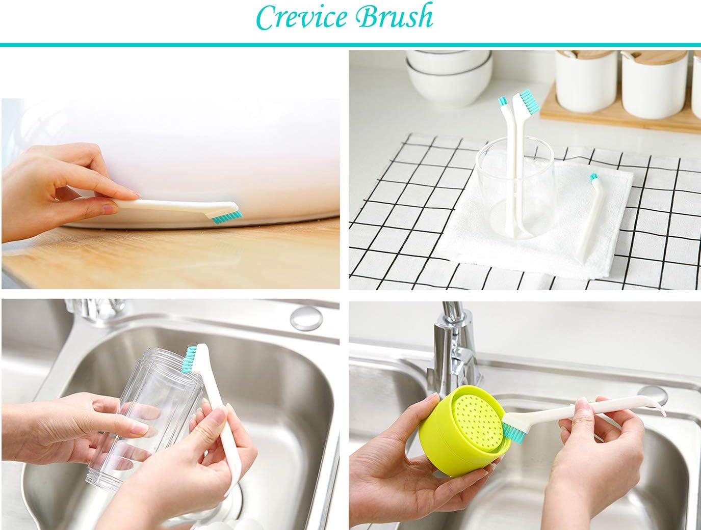 5Pcs Household Cleaning Brushes,Precision Brush Kit/Cleaning Tools, for Corner Stain Dirt Clean Brush,Deep Detail Crevice Cleaner Set,ABS+Non-Woven 5Pcs/Set