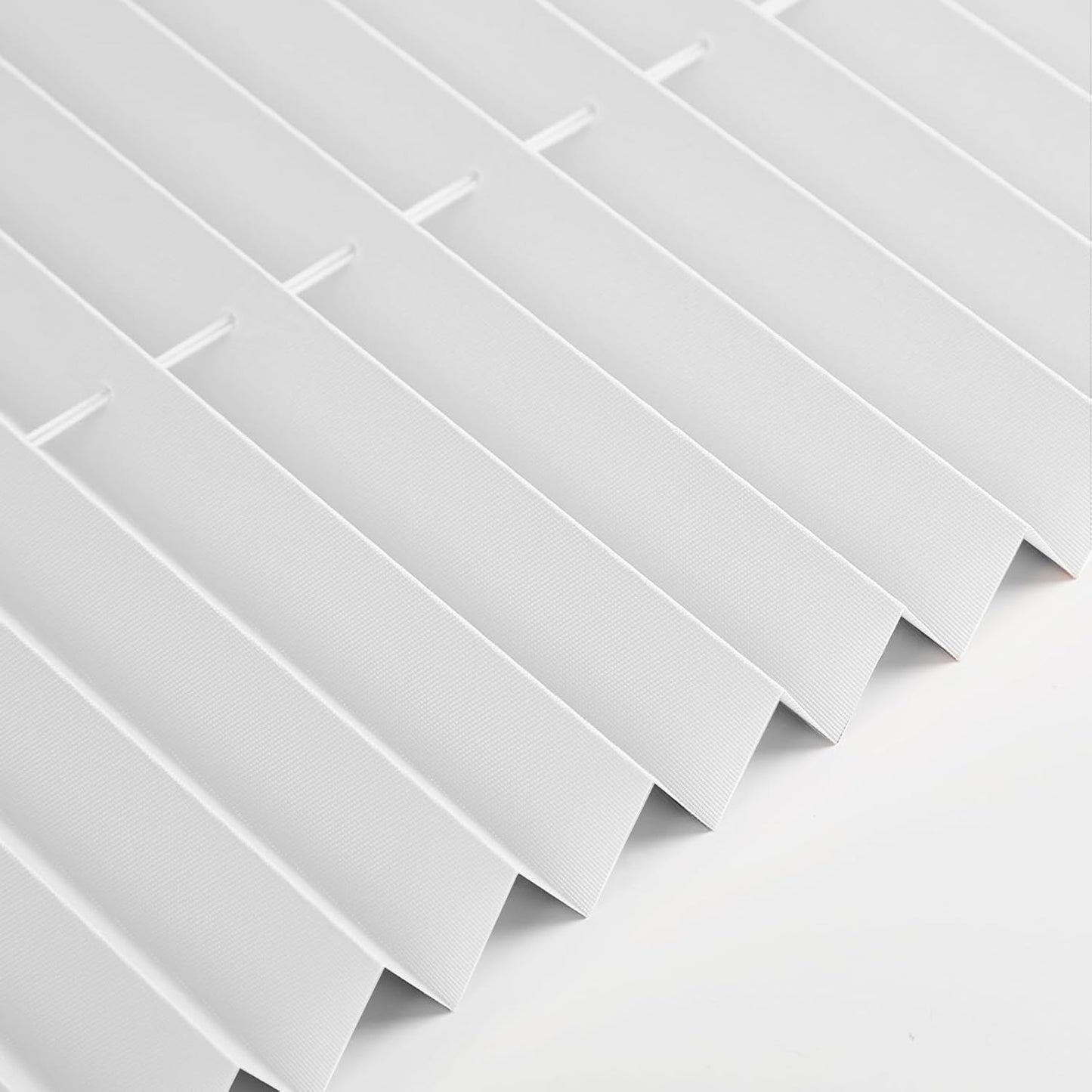 Petluno Pleated Blind Klemmfix No Drilling 35x100cm (WxH) White Venetian Blind Privacy Protection Sun Protection Easyfix Pleated Roller Blind Blackout and Light Filtering Modern Pleated Blind for Windows & Doors B25 x H80 cm